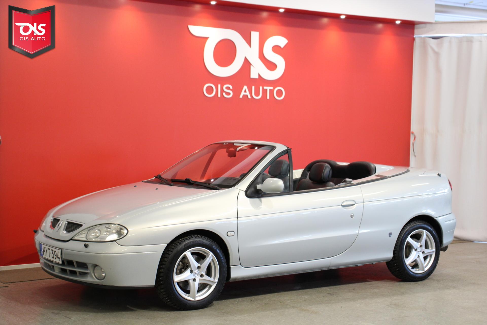 1.6 16v Cabriolet Karmann * Vähän ajettu avo-Megane * Nahkasisusta * Ilmastointi * 2x renkaat * Rahoitus