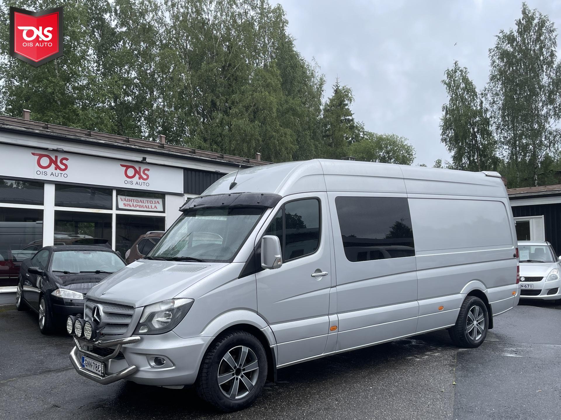 SPRINTER 2143cm3 * Pitkä-Korkea * 5-Paikkainen * Kevyt Ka * Osanahat * Koukku * P-Kamera * Rahoitus