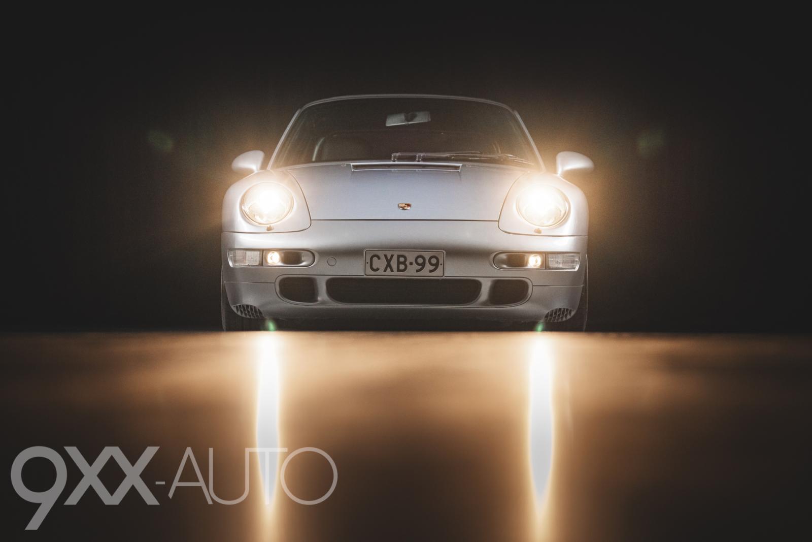 Harmaa Porsche 911 993 Coupe *Takaveto, Manuaali, Kuppipenkit*