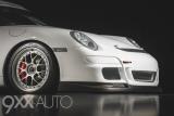 Valkoinen Porsche 911 997 GT3 Cup