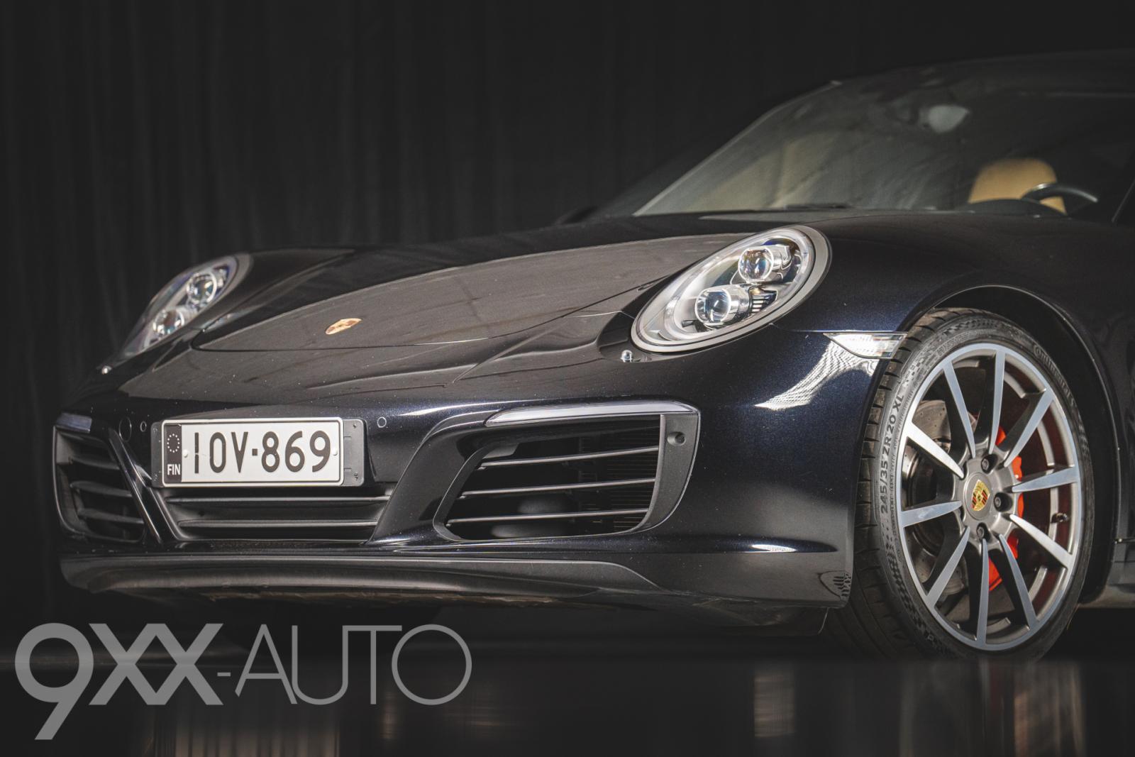 Musta Porsche 911 991.2 4S PDK *Rahoitus ilman käsirahaa*