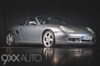 Harmaa Porsche Boxster