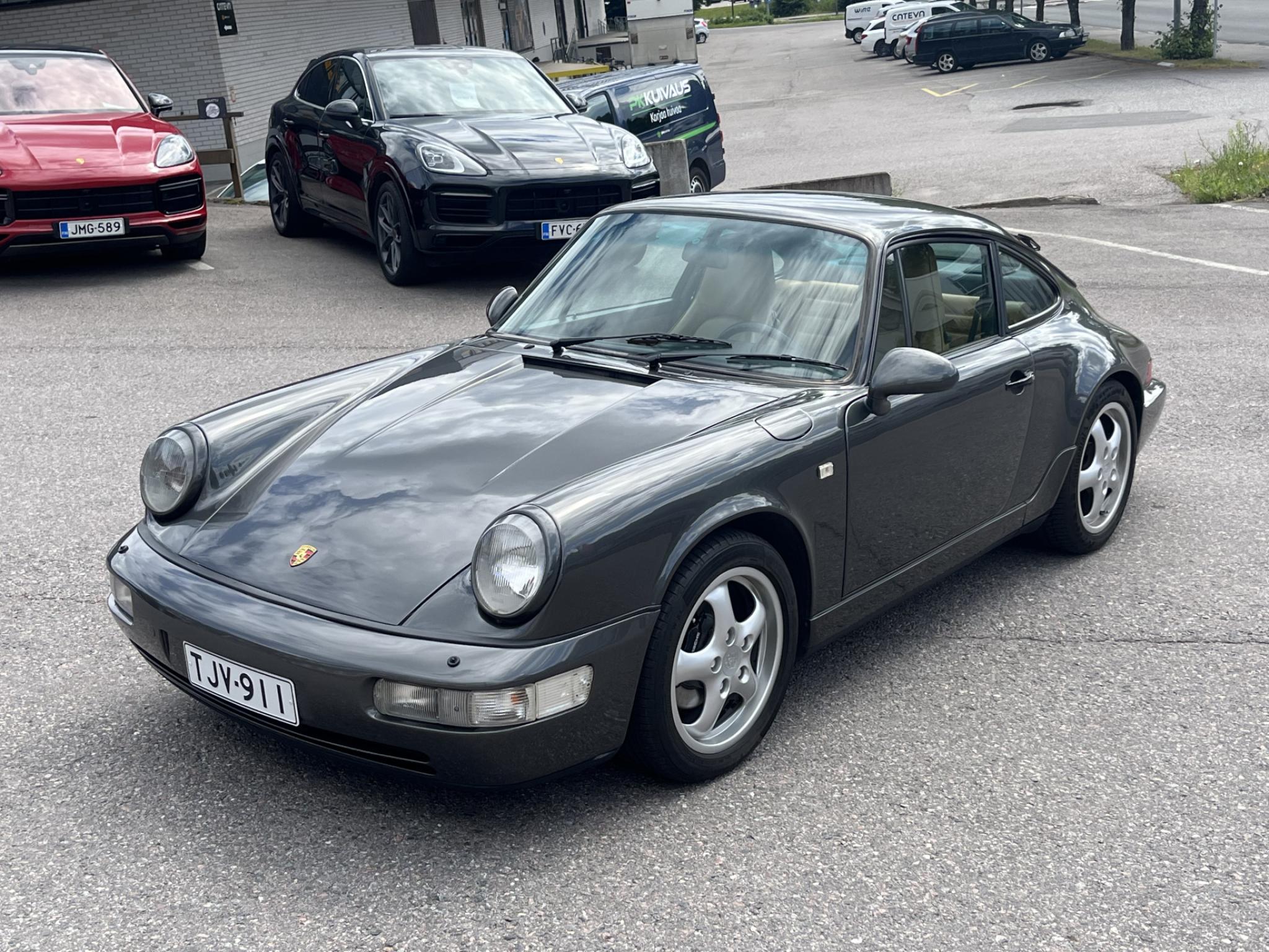 Harmaa Porsche 911 964 C4 *Erittäin hieno yksilö!*