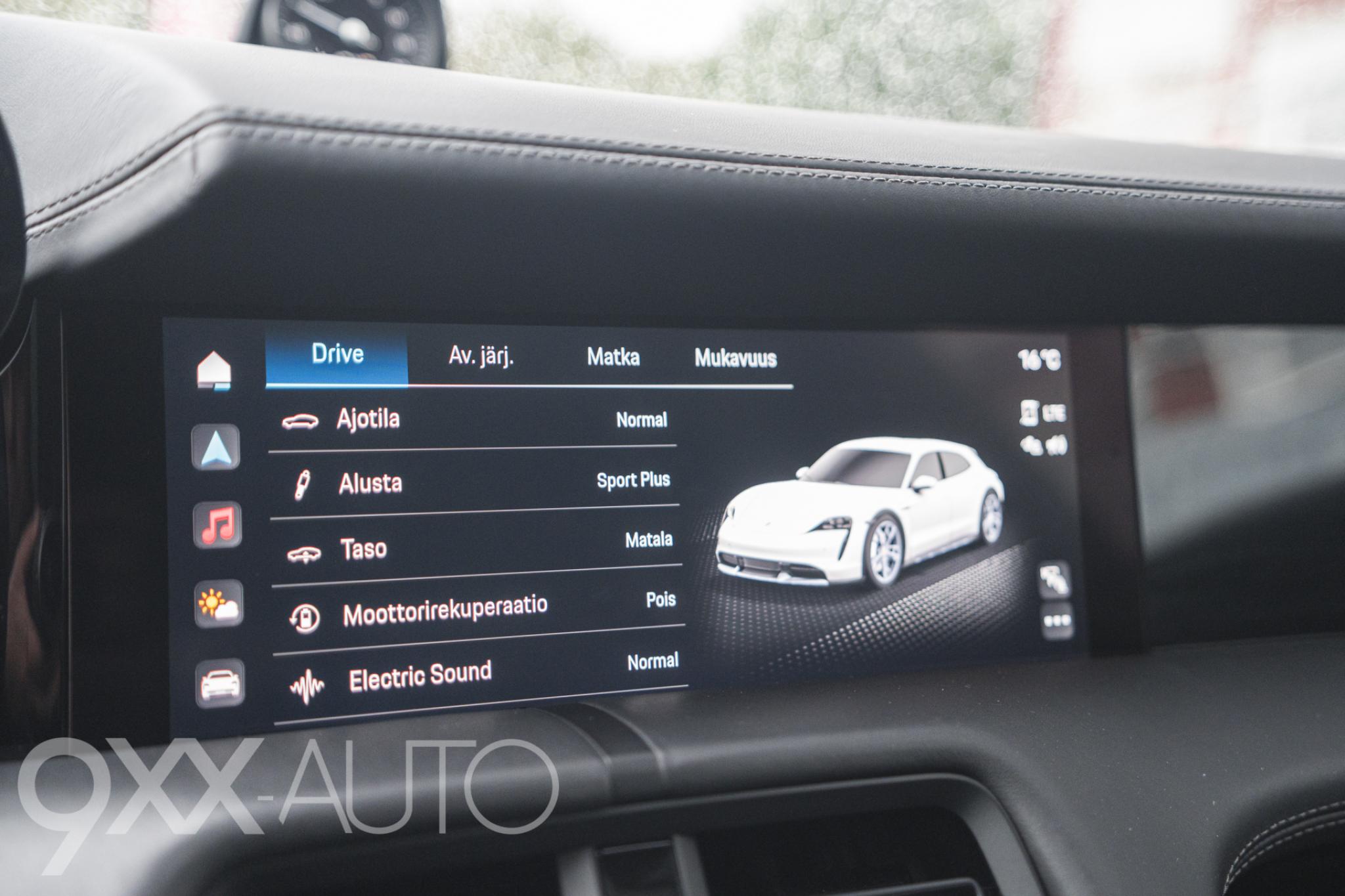 Punainen Porsche Taycan 4S Cross Turismo *Suomi-auto* Performance Battery Plus