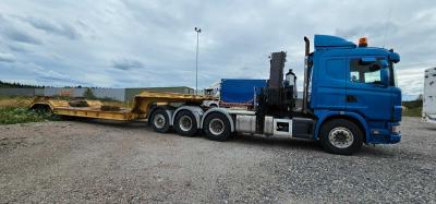 Siimet PPV lavetti ja Scania 144 Hiab 330-5 nosturil (1965)