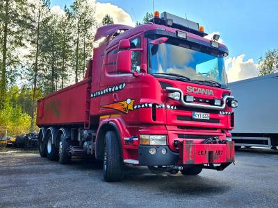 Scania R470 8X2 tiehoitoauto katsastettuna (2005)