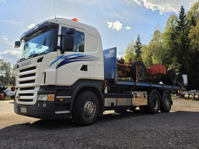 Scania R480 6X2 Vaijerivaihtolava-auto (2009)