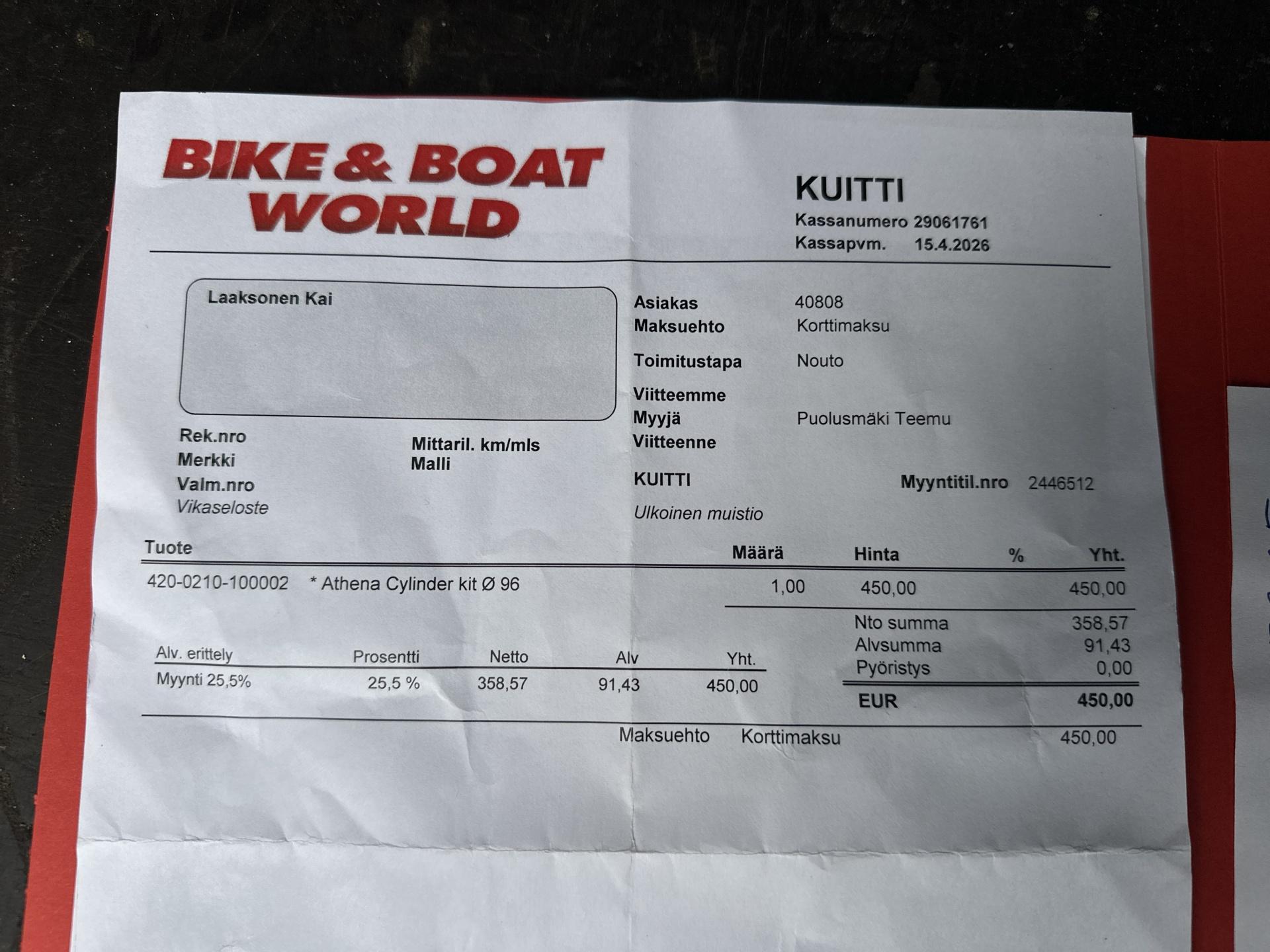 Honda CRF 450 R 2007